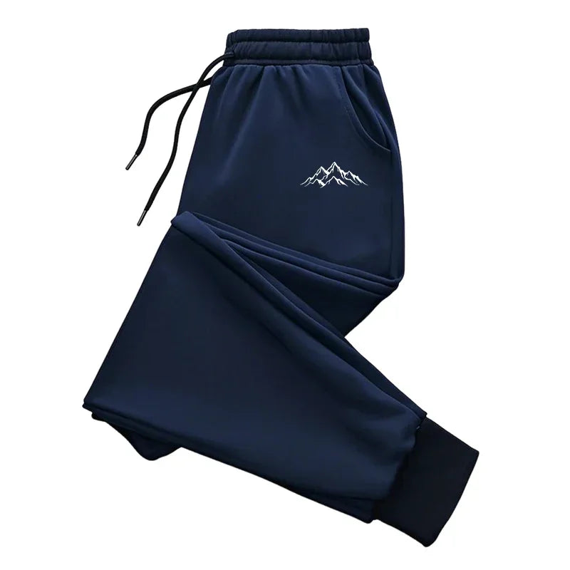 Solid Color Jogger Pants for Men, Classic Design, Versatile Trousers Matching Various Outfits
