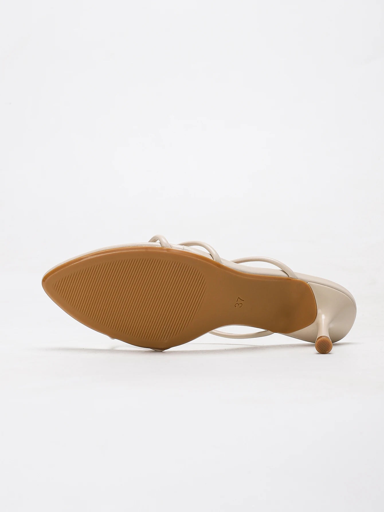 Women's fashionable, elegant, comfortable, simple and versatile high heels, peep-toe breathable slip-on stilettos.