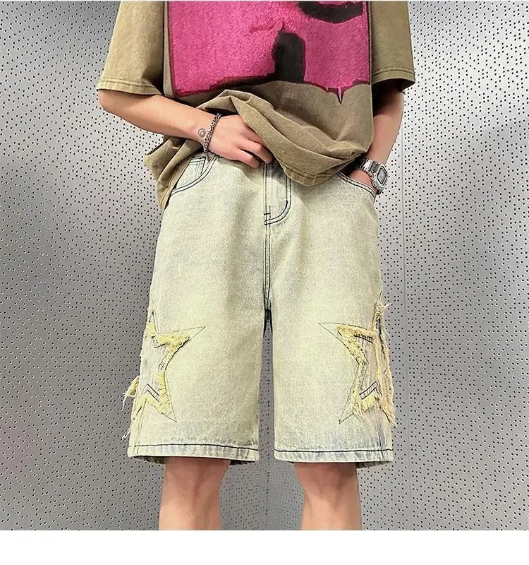 Retro High Street Denim Shorts