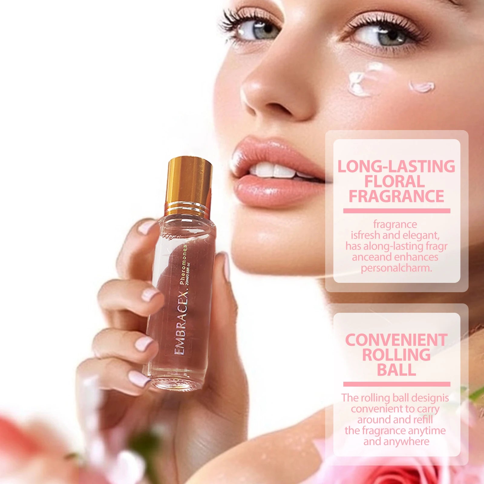 20ml Pheromone Fragrance Oils Pheromone Women Oil Roll On Long Lasting Scent Gifts