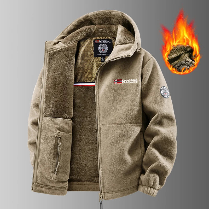 Thermal Fleece Outdoor Men Jacket