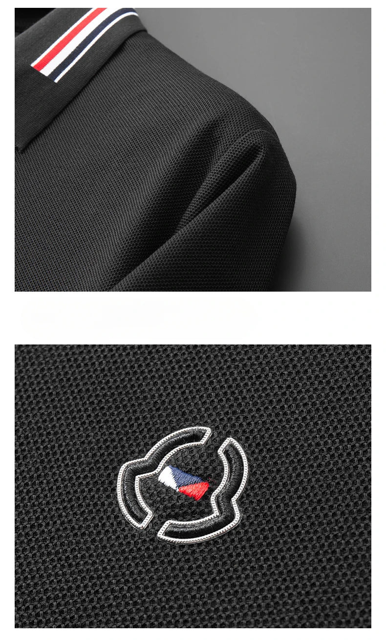 Luxury Cotton Embroidered Summer Polo