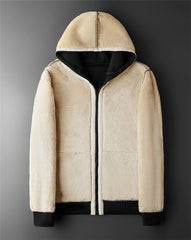 Winter Fleece Hooded Zip Jacket
