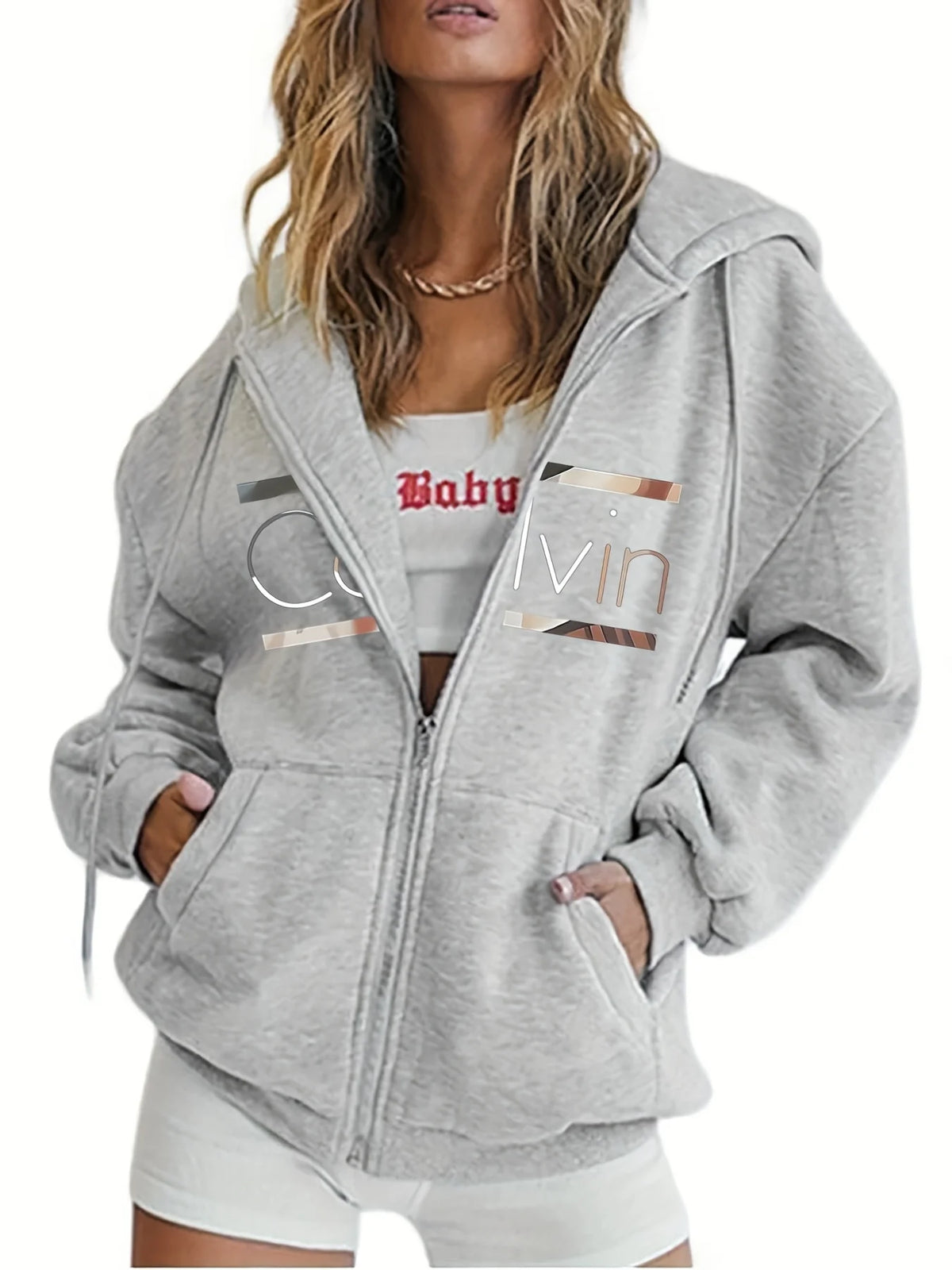 Cozy Zip Hooded Fleece Hoodie