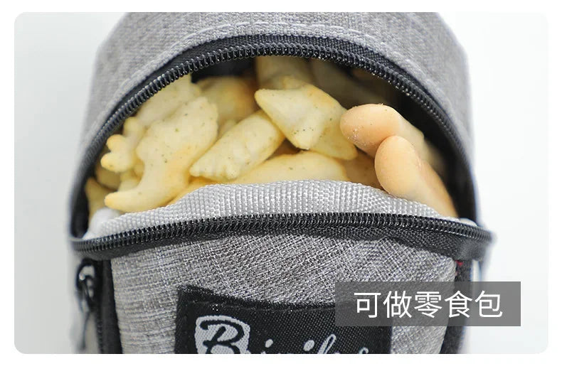 Portable Dog Training Treat Bag Outdoor Pet Dog Treat Pouch Puppy Snack Reward Waist Bag Dog Poop Bag Dispenser Pet Accessories