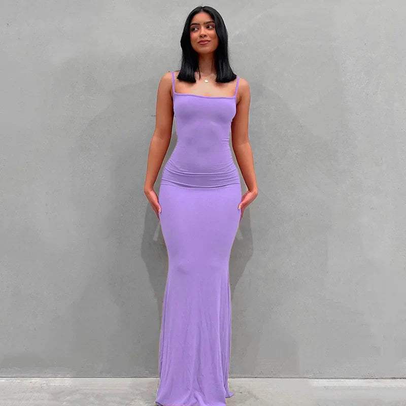 Elegant Mermaid Evening Maxi Dress