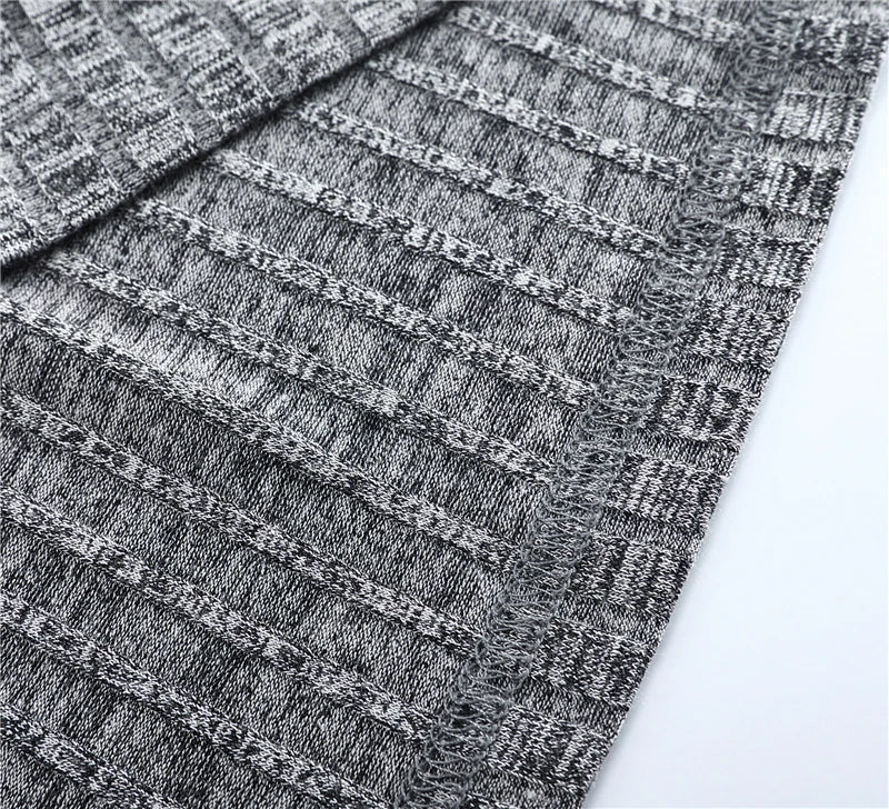 Slim Ribbed Turtleneck Pullover
