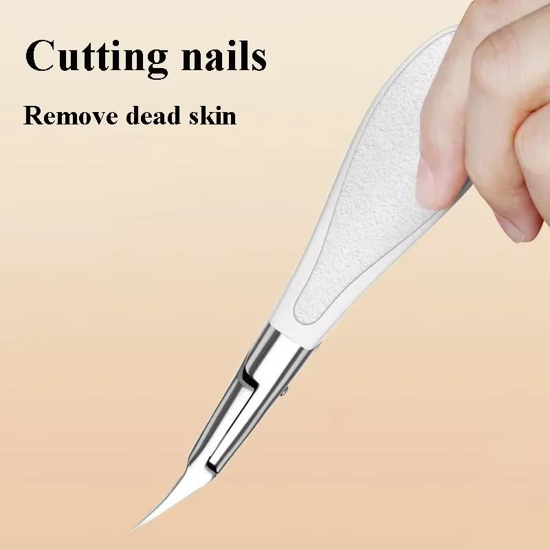 Nail Scissors Household Manicure Tools New Anti-Splash Nail Clippers Large Thick Hard Special Nail Clippers Pedicure Tools