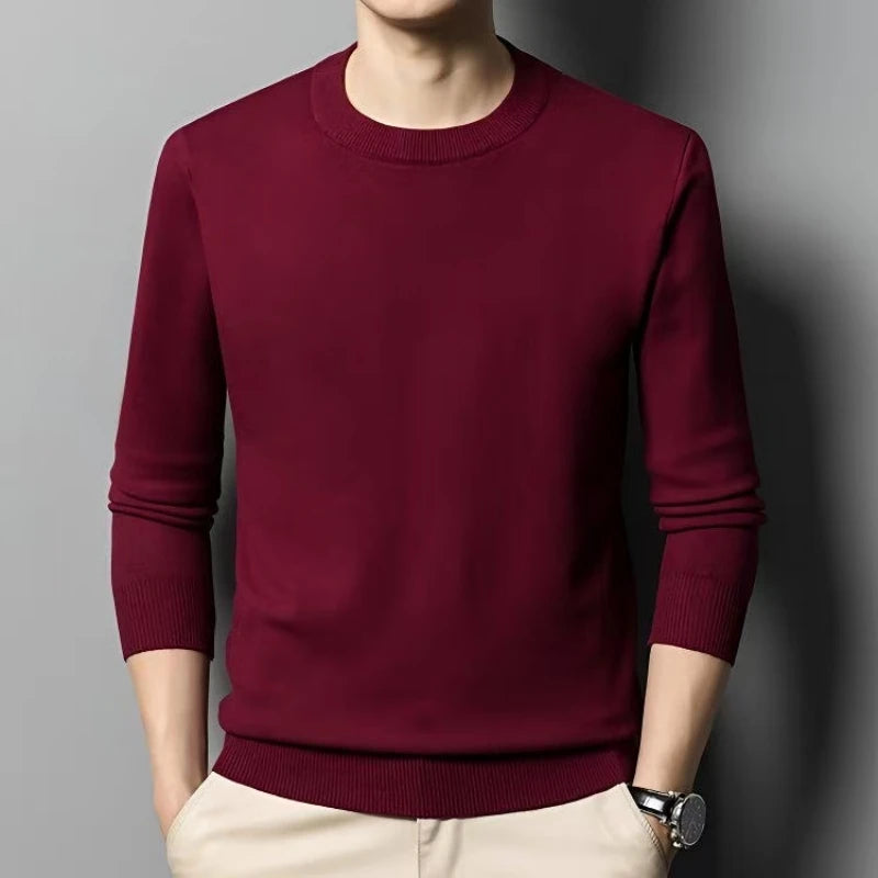Elastic Warm Knit Pullover