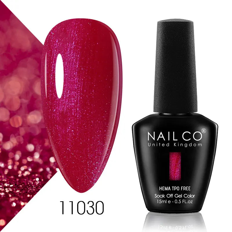 NAILCO 15ml Nail Gel Polish Semi Permanent UV Varnish Nails Art Gel Vernis Manicure TOP BASE Nails Products Supplies Equipment
