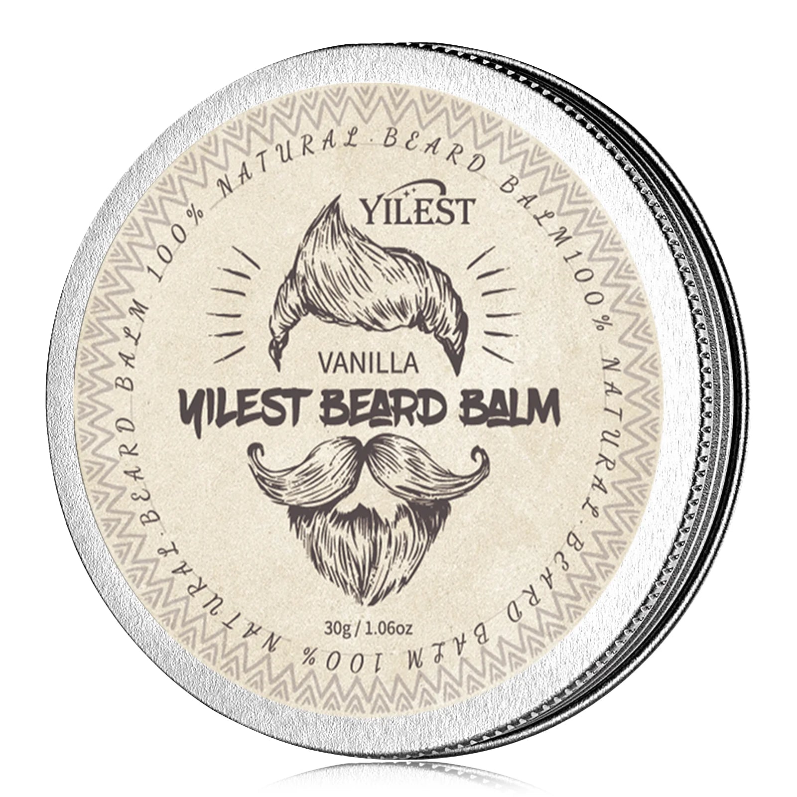 Beard Balm For Men Facial Hair Beard Growth Wax Thicking Softens Moisturizing Nourishing Professional Mustache Cream Beard Care