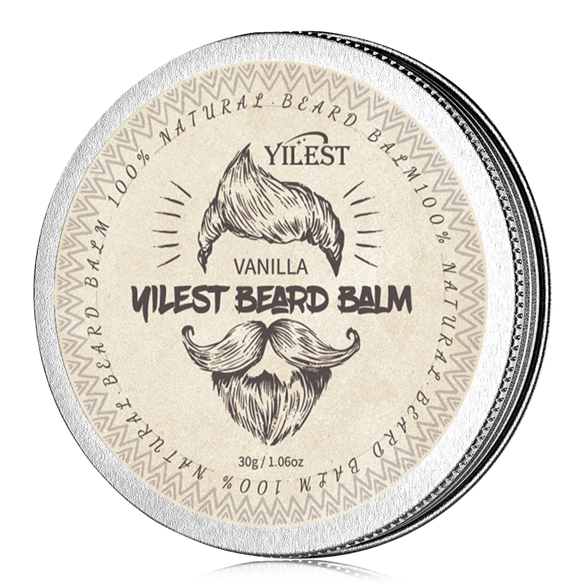 Beard Balm For Men Facial Hair Beard Growth Wax Thicking Softens Moisturizing Nourishing Professional Mustache Cream Beard Care