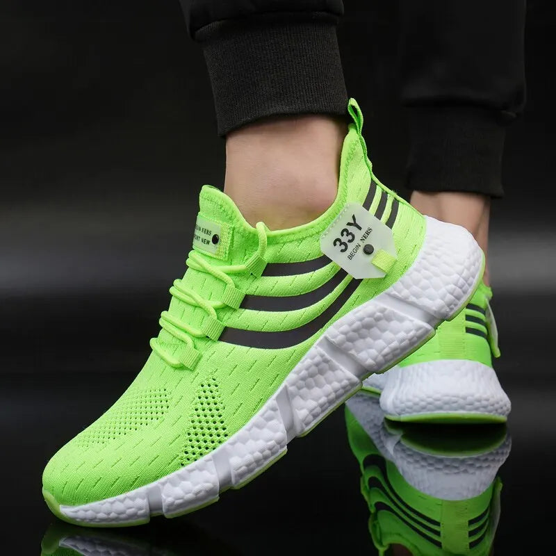 Lightweight Breathable Mesh Sports Sneakers