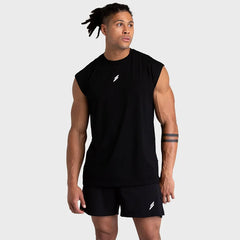 Summer Fitness Sports Tank Top Men's Breathable Loose Fit Training Sleeveless T-shirt Quick Drying vest male Fitness Clothing