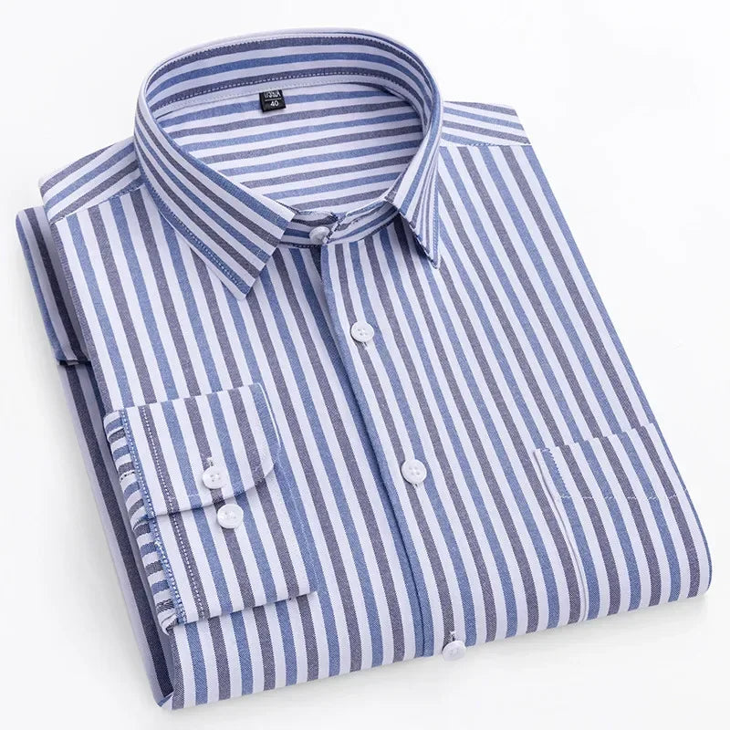Oversized Cotton Oxford Business Shirt
