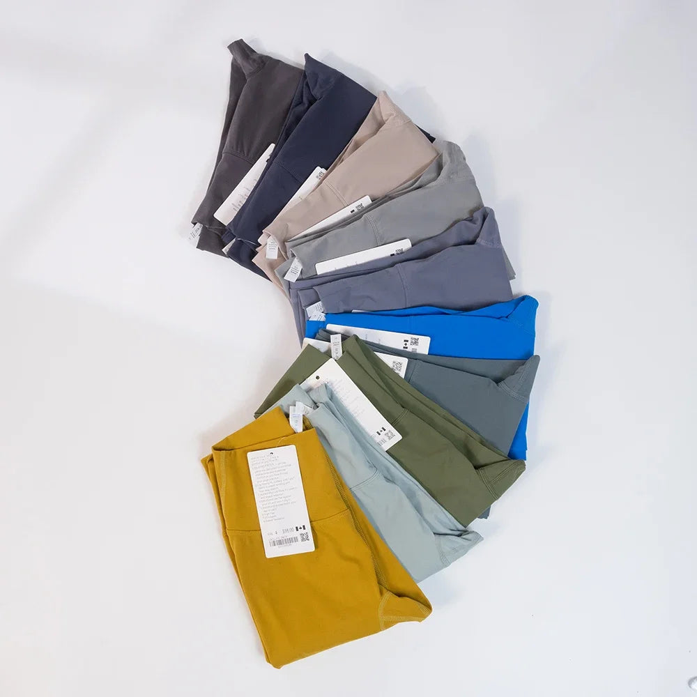 2026 Yoga clothes with high elasticity, no awkward lines, cropped pants, quick drying, women's hip lifting, tight pants