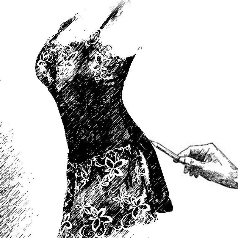 Women Lace Sheer Nightgown Set