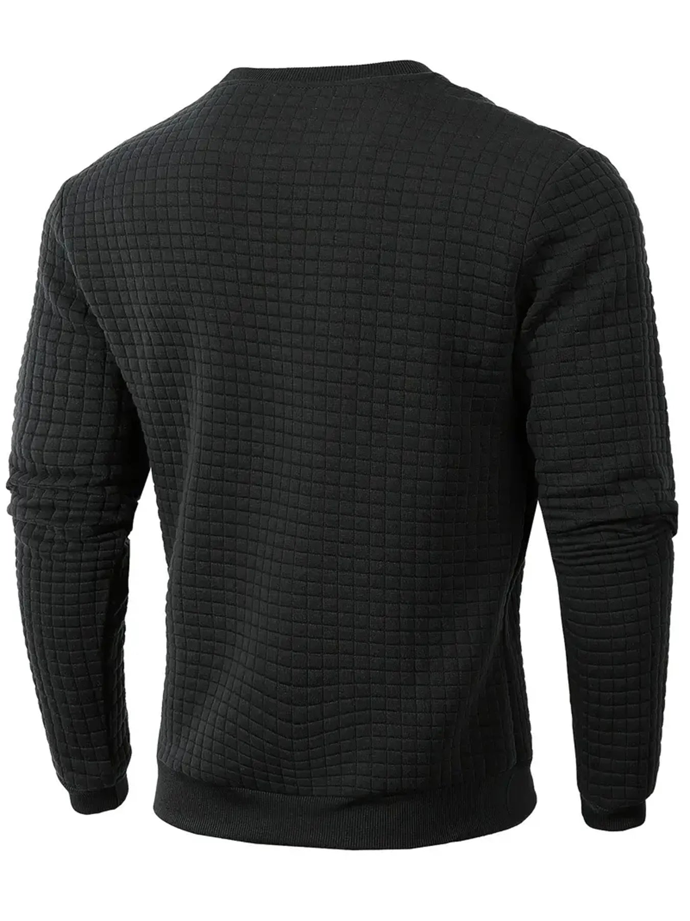 Jacquard Plaid Knit Pullover