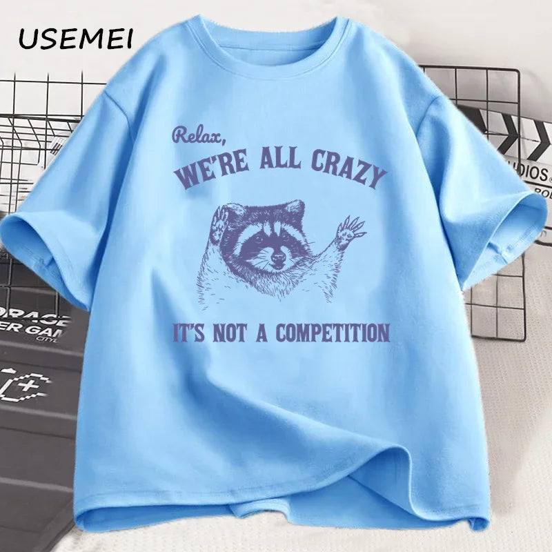 Relax Crazy Graphic Tee Men