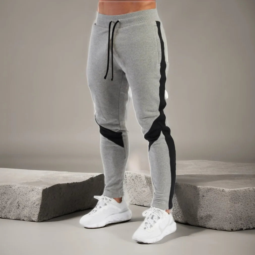 2025 Men's joggers, casual trousers, men's sportswear, trousers, shorts, tight trousers, black gym pants, running trousers