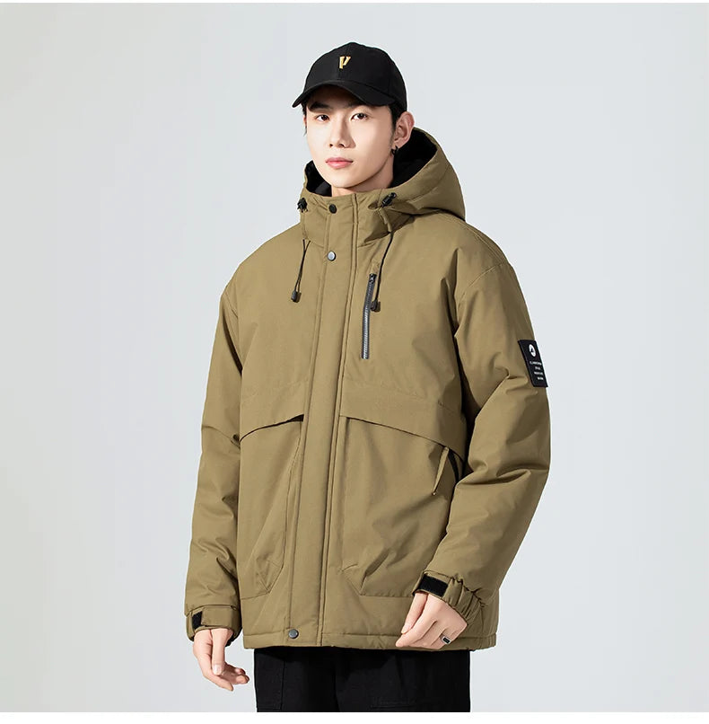 Thick Hooded Hiking Jacket