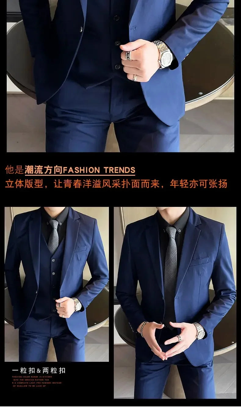 British Style Three Piece Suit