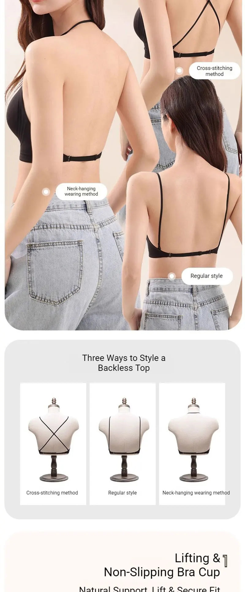 High Elastic Sports Bra 3 Ways Wearing Cross Back Wireless Padded Brassiere Breathable Invisible Yoga Fitness Workout Lingerie