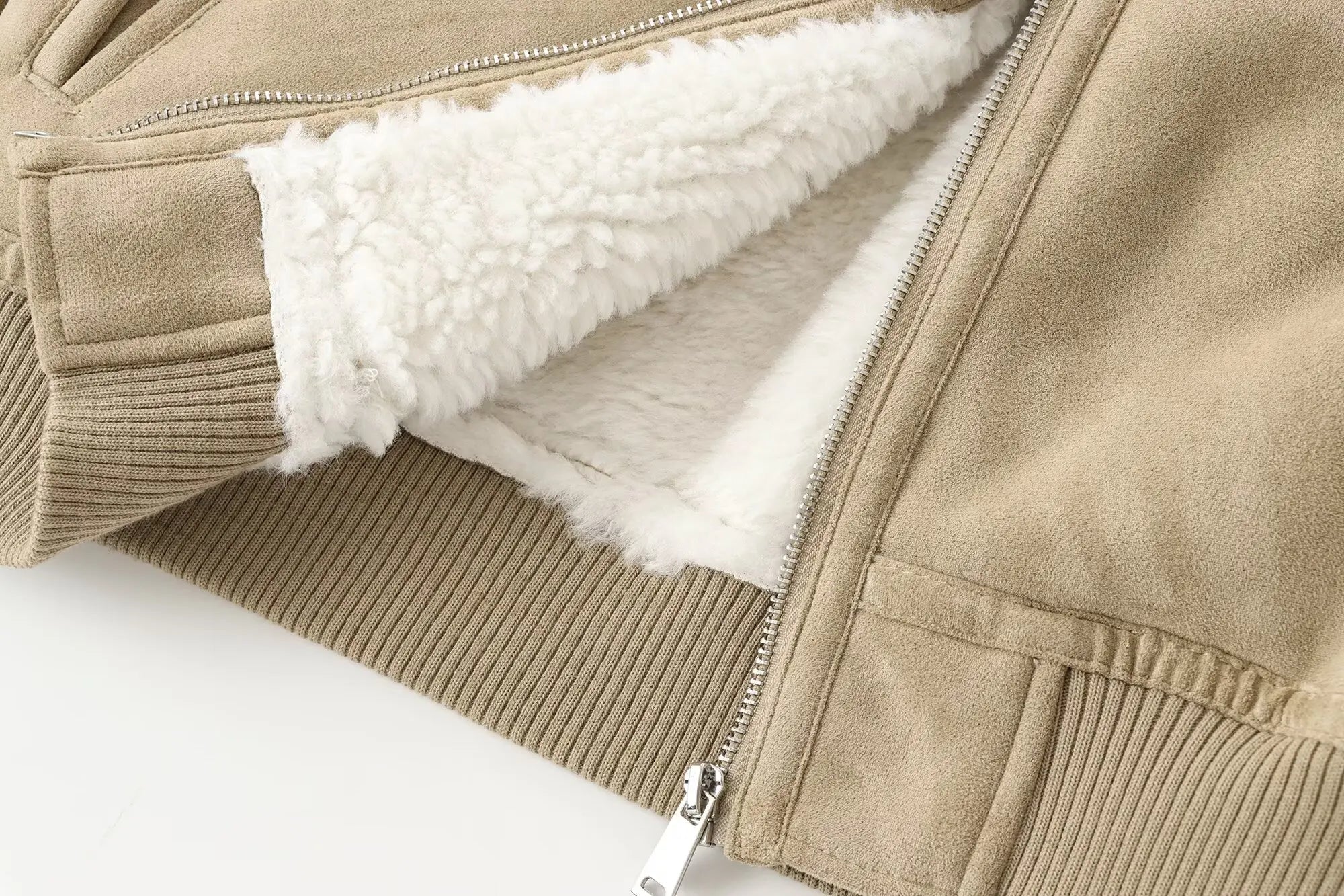Reversible Fleece Streetwear Winter Jacket