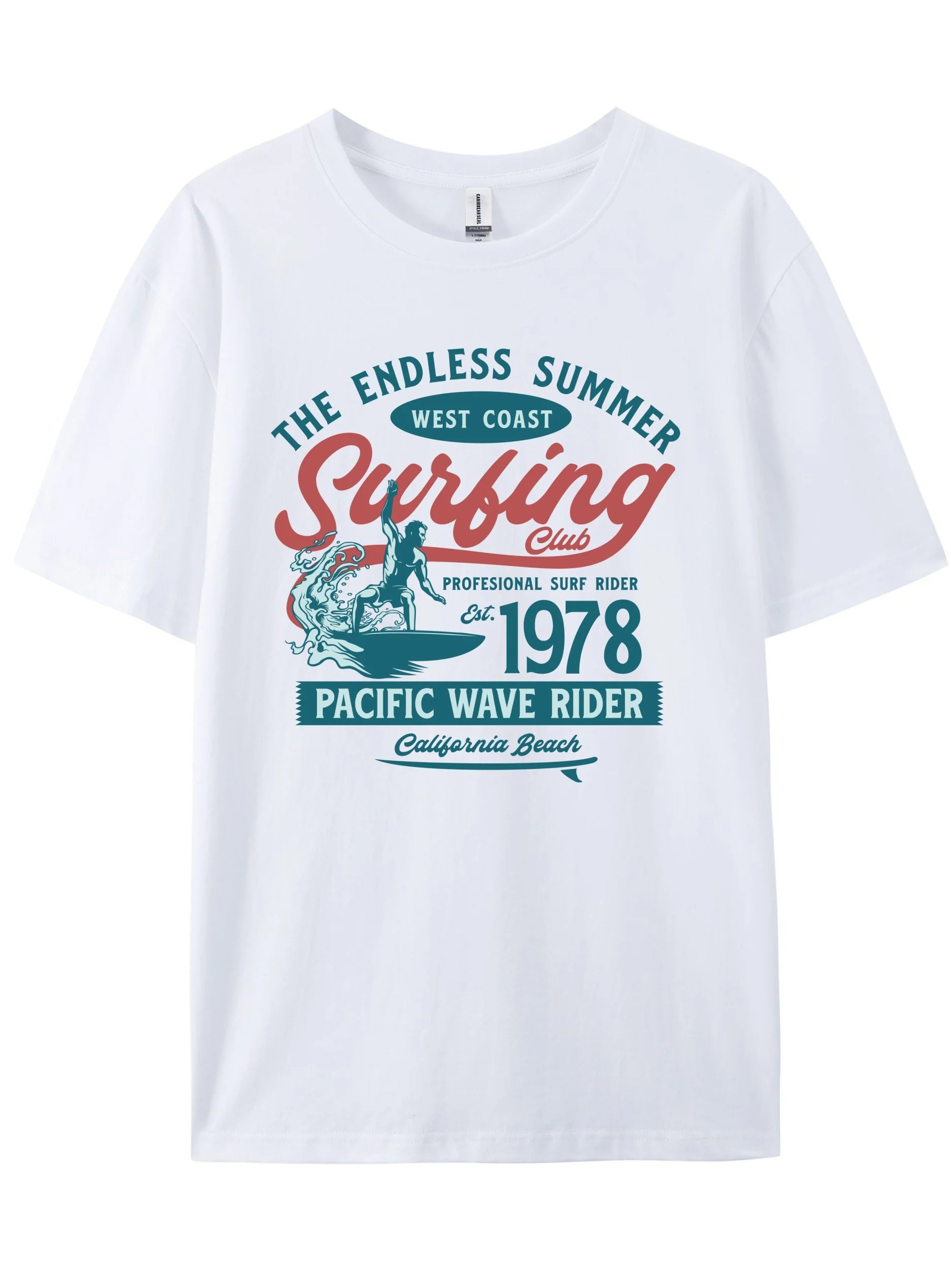 Retro Cartoon Graphic Crew Tee