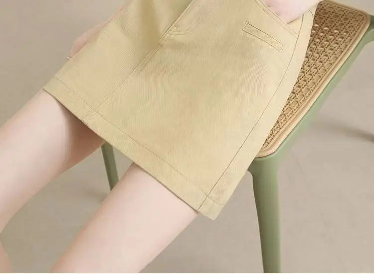 Modern High Waist Mini Skirt