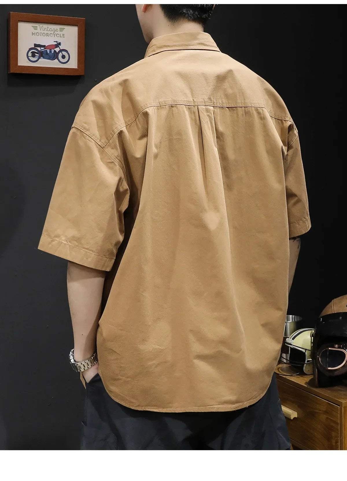 Trendy Casual Zipper Shirt Men