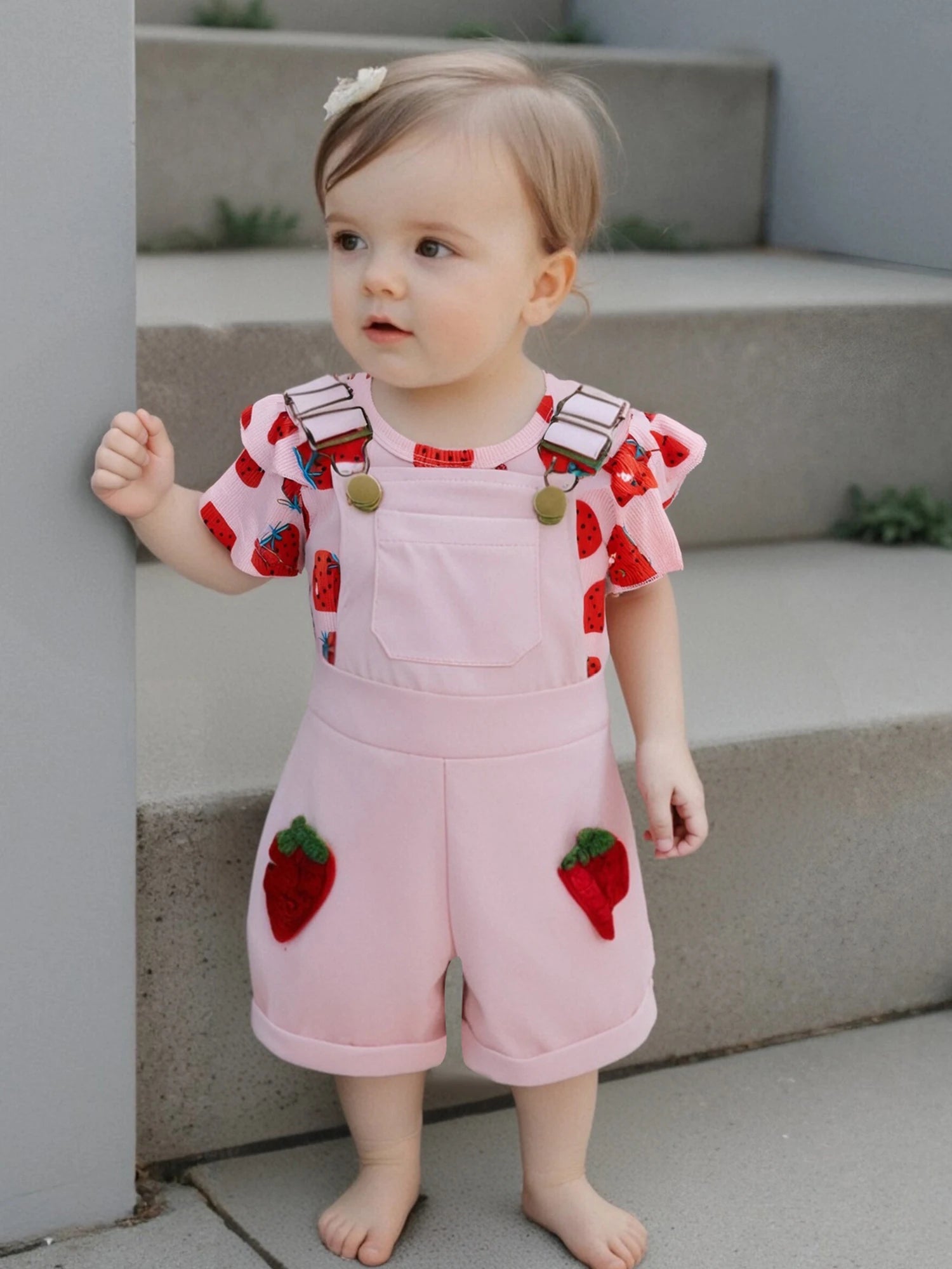 Ruffle Sleeve Toddler Set
