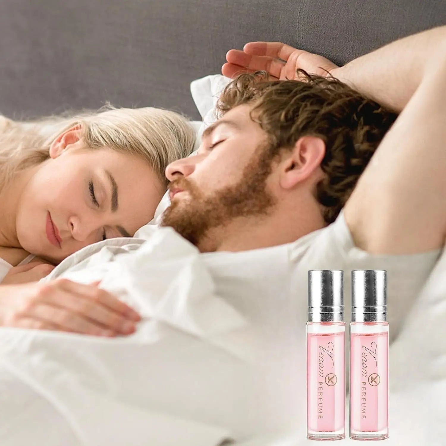 Roll-On Pheromone Perfume - Exohormone Parfum Fruity Floral Scent, Long-Lasting Fragrance, Alcohol-Free, Essential for Dates