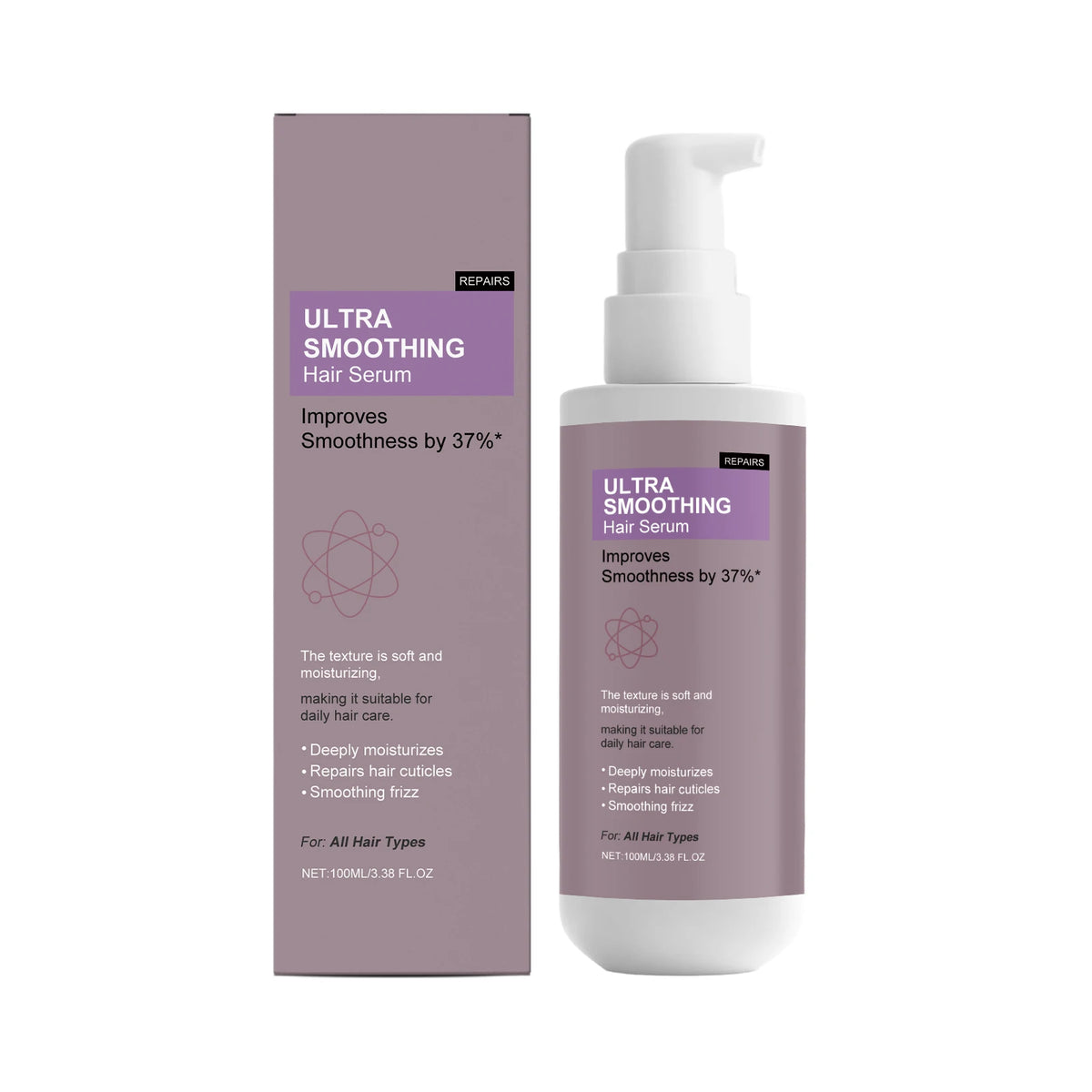 Soft and Moisturizing Hair Essence - Gently Nourishes and Cares for Frizzy Hair, Keeps Hair Light and Smooth, Perfect for Everyd