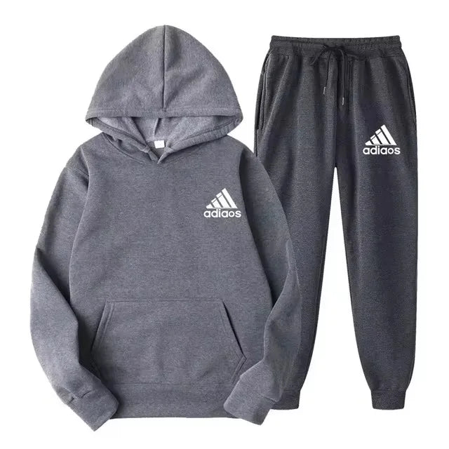 Casual Hooded Pullover Set