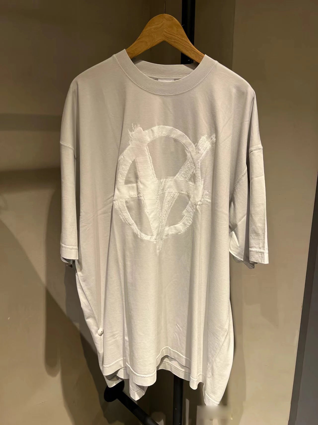 Oversized Heavy Cotton Print Tee