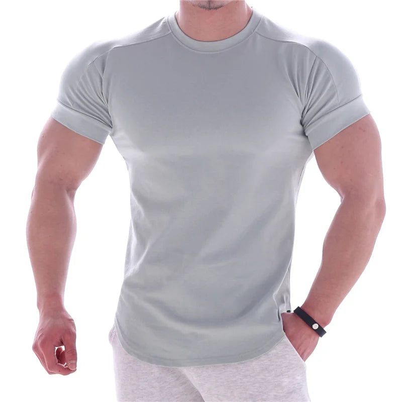 Men's Running T-Shirts Quick Dry Compression Sport T-Shirts Fitness Gym Jogging Shirts, Soccer Shirts Men's Jersey Sportswear