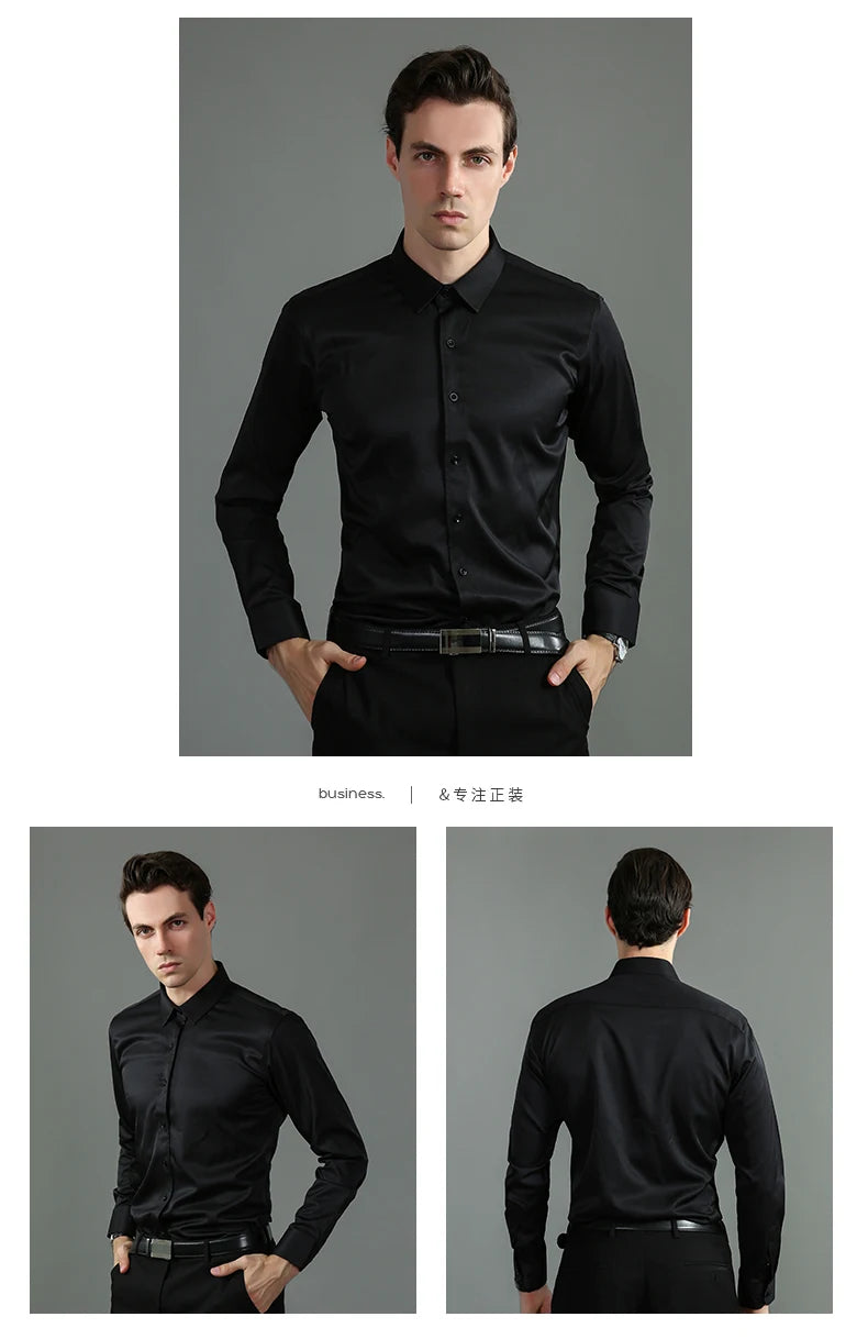 Slim Social Business Shirt Men