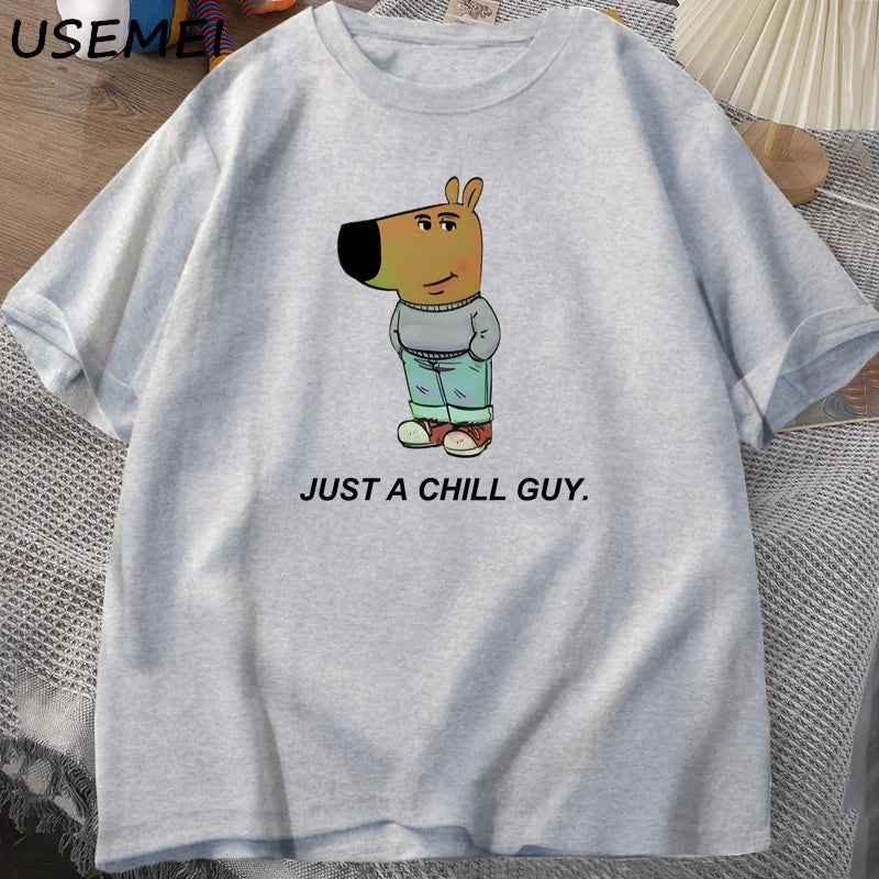 Chill Meme Graphic Cotton Tee