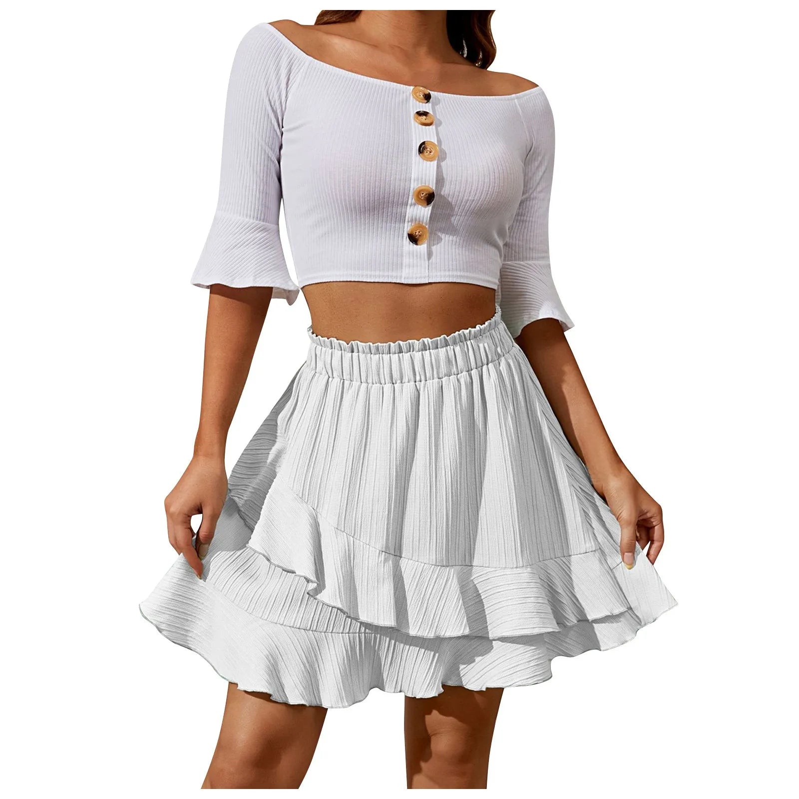 Skirt Fashion Ruffle Premium Edition