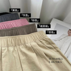 Women Shorts with Pockets Casual Basics Thin Simple Loose Fit Wide Leg Female Bottom Pants Fitness Sport Solid Running Shorts