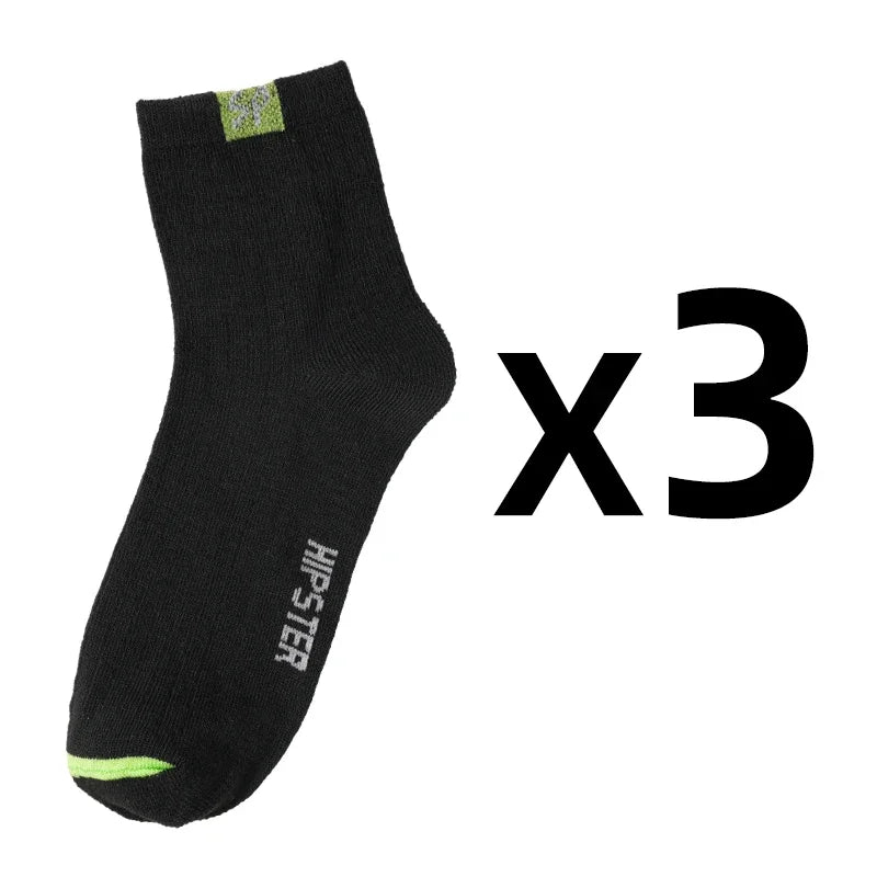 Men’s Breathable Crew Socks (3 Pairs)