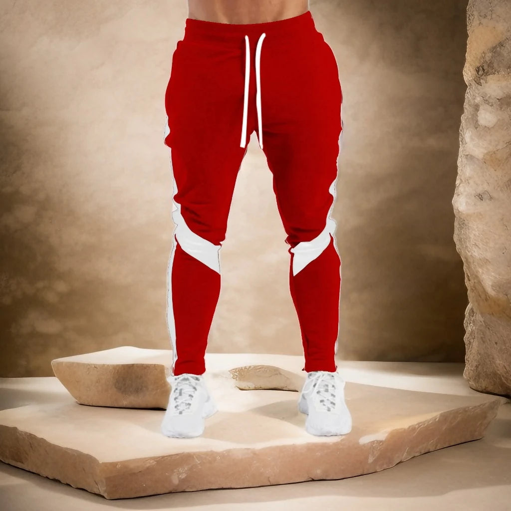 Mens Joggers Casual Pants Fitness Men Sportswear Tracksuit Bottoms Skinny Sweatpants Trousers Black Gyms Jogger Track Pants
