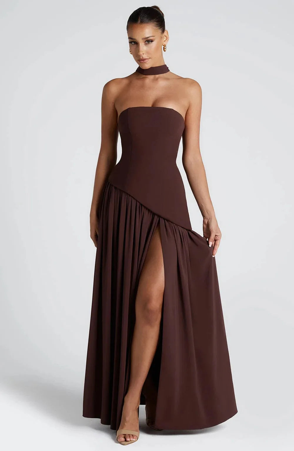 Chiffon Lace Ethereal Evening Gown