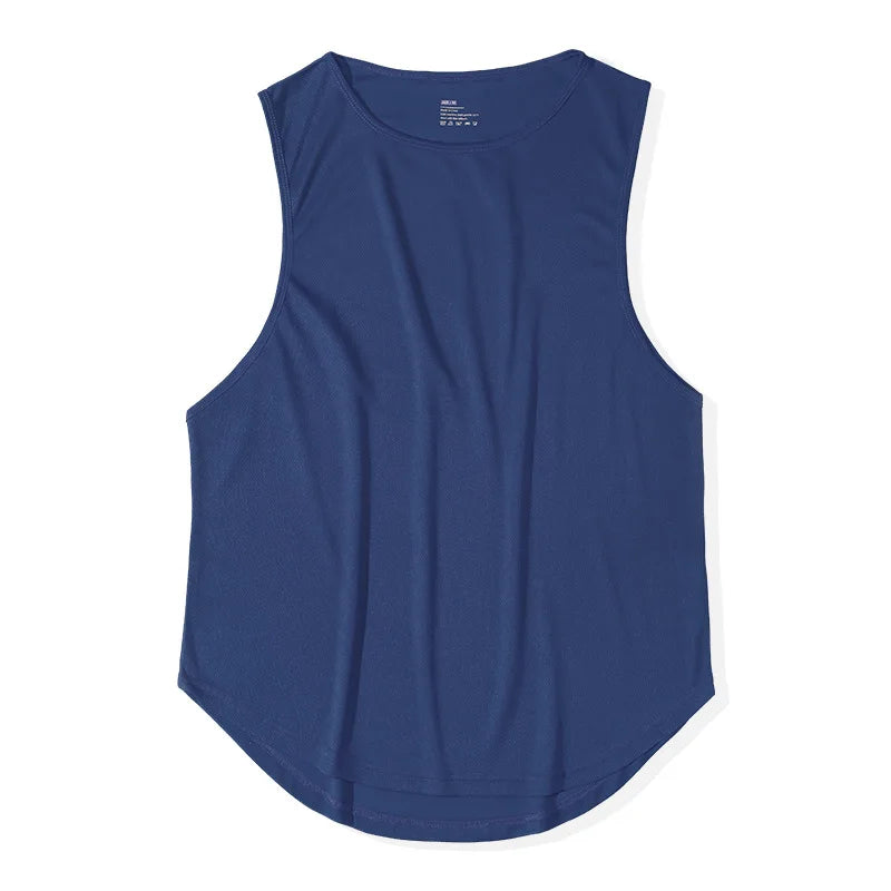 Men's Summer Tank Top Fitness Training Gym Tank Men Quick-drying Mesh Breathable Basketball Vest Fashion Sleeveless Shirt Men