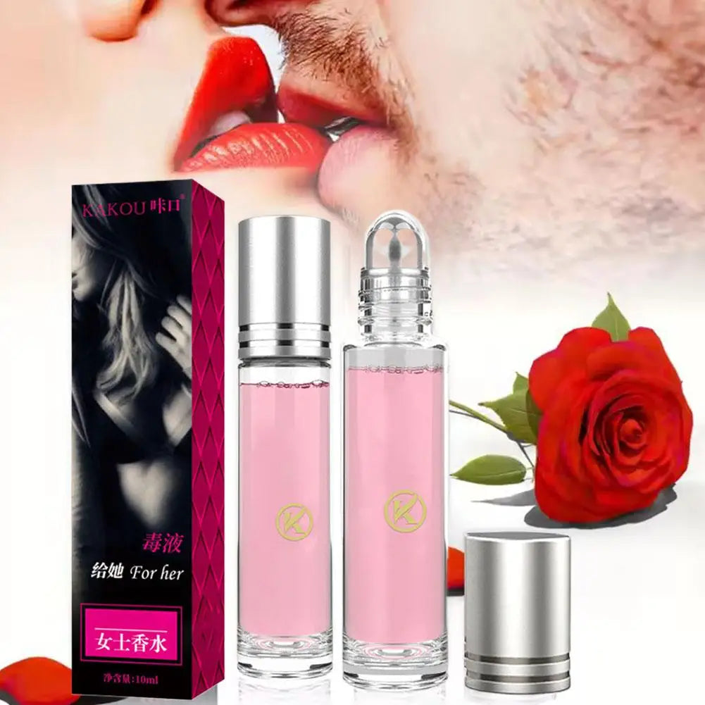 10ml Pheromone Temptation Lasting Dating Ball Body Parfum Mini Portable Unisex Roll On Eau De Toilette Fresh Natural Fragrance