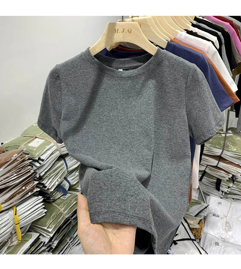 Modern Stretch Casual Summer Tee
