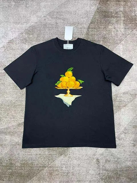 Oversized Fruit Logo Cotton Tee