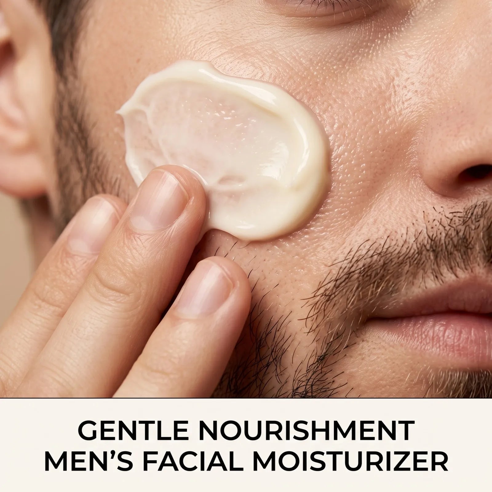 Men's Facial Moisturizer Cream Mild Gentle Formula Smooth Easy To Spread Hydrating Tender Daily Skin Care For Men Face