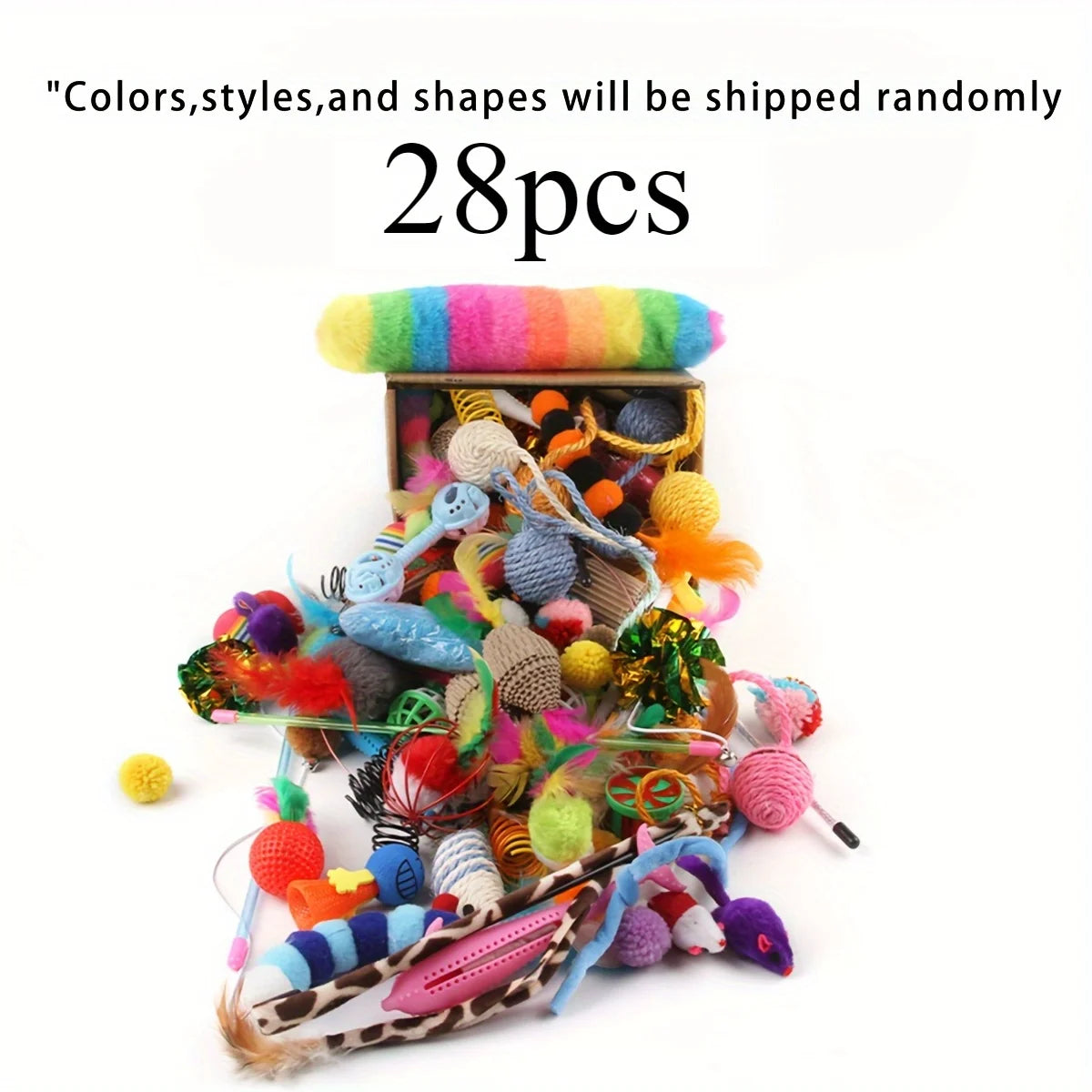Mixed Pack Multi-Cat Toy Bundle